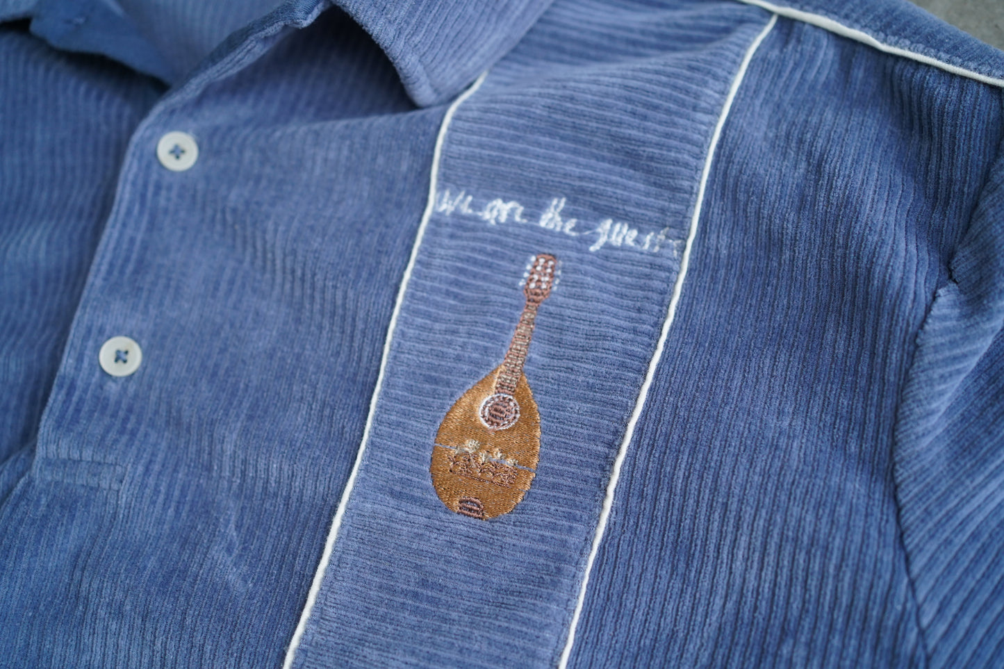 (S) Embroidered Shirt (Folklore Mandolin)