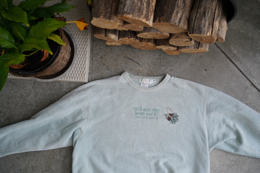 (M) Embroidered Sweatshirt (Pinecone)