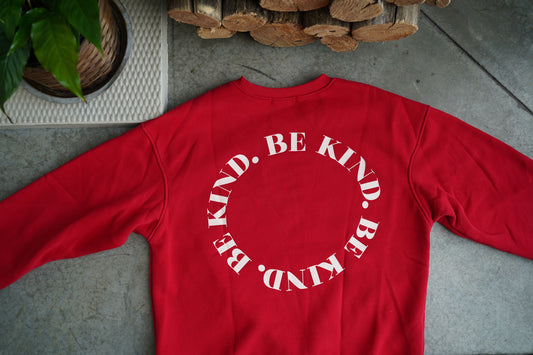 (M) Embroidered Sweatshirt (BE KIND Timberman)