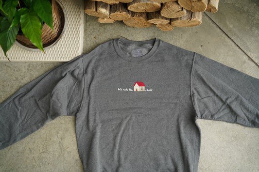 (M) Embroidered Sweatshirt (House a Habit)